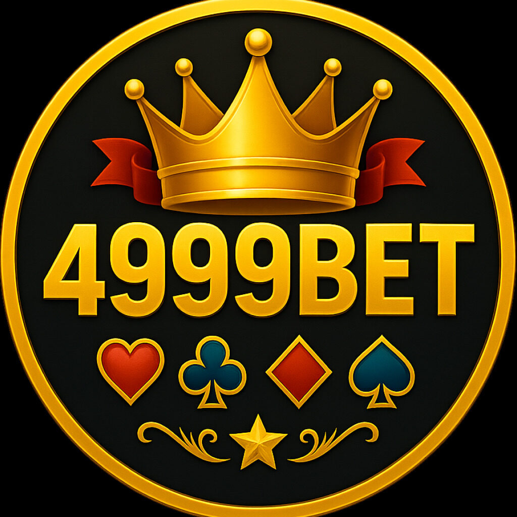4999 BET official logo with golden crown and casino symbols