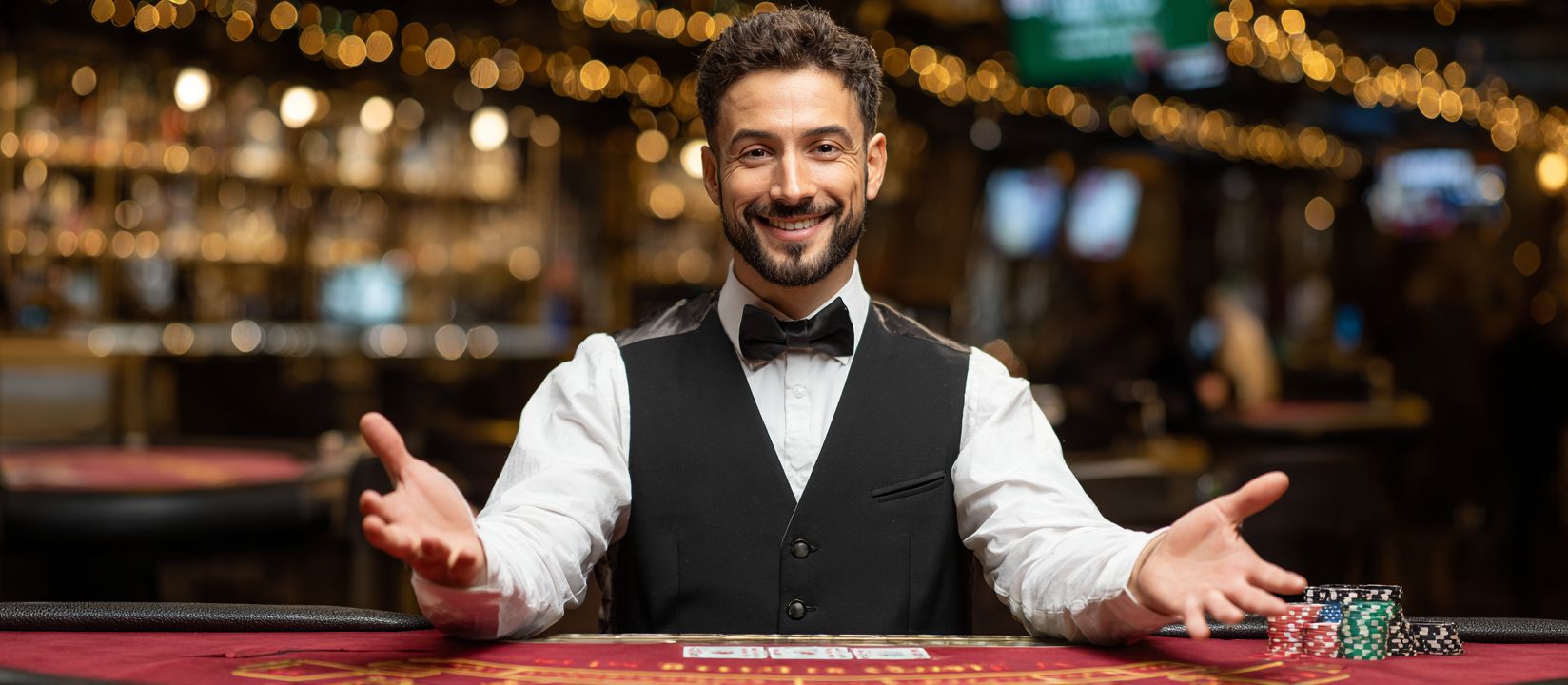 Login now and unlock rewards at 1423BET! Focused player logging in to 1423BET Casino with chips flying around